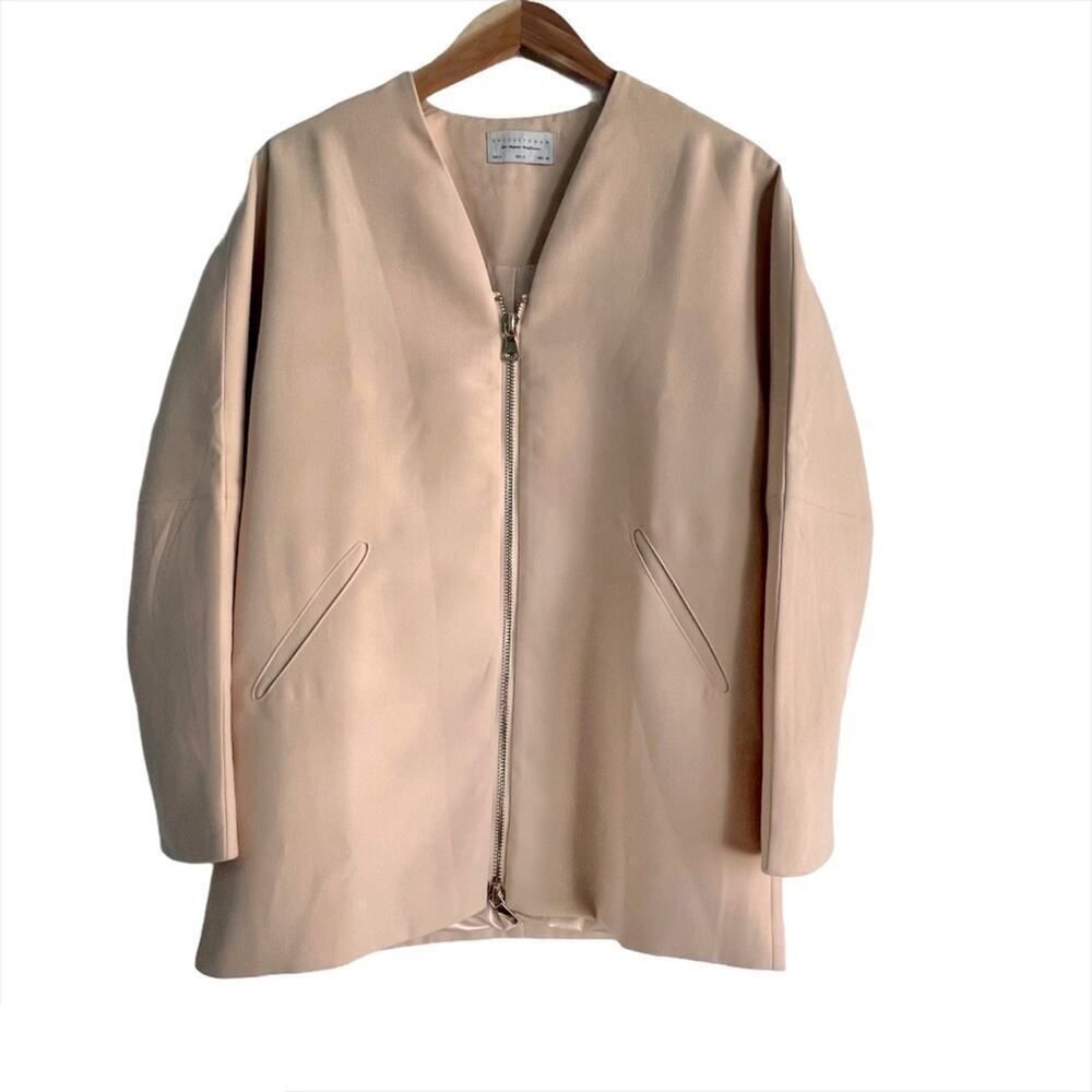 Dress Forum blazer jacket gold zipper